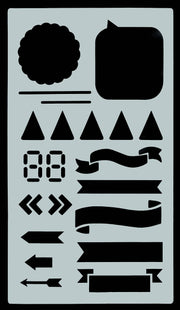 Essentials Dotted Journal Stencil Set - Art Department LLC