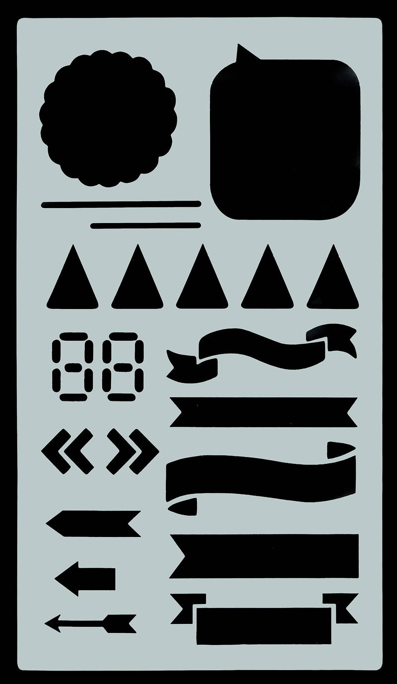 Essentials Dotted Journal Stencil Set - Art Department LLC
