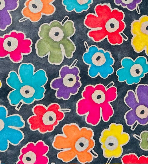 20x30 Batik Blooms, 5 options - Art Department LLC