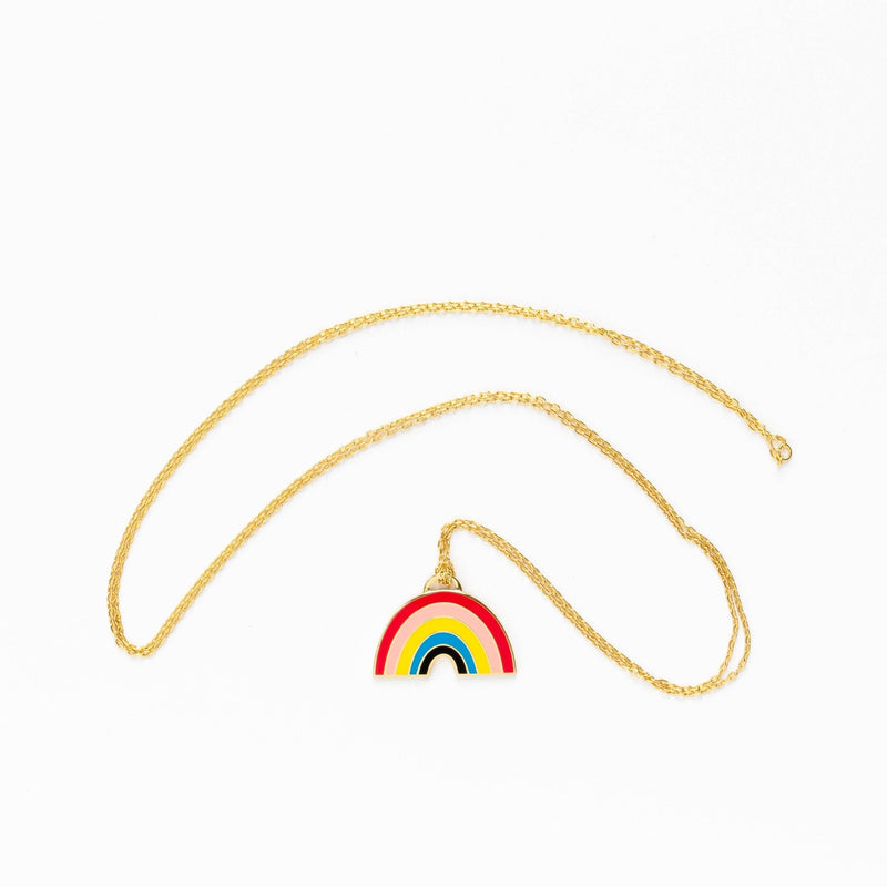 Rainbow Pendant Necklace - Art Department LLC