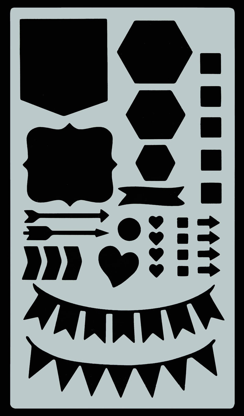 Essentials Dotted Journal Stencil Set - Art Department LLC