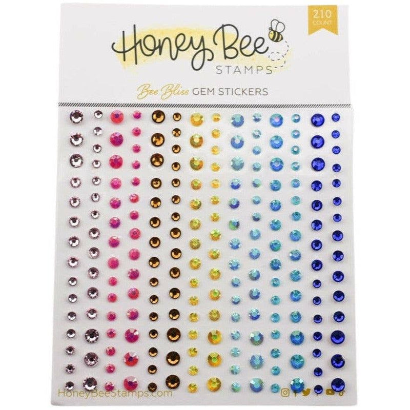 Bee Bliss Gem Stickers - 210 Count - Art Department LLC
