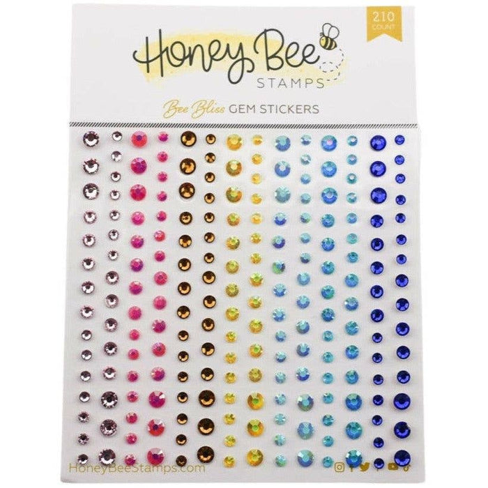 Bee Bliss Gem Stickers - 210 Count