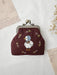 Duck Embroidered Navy Blue Coin Purse - Art Department LLC