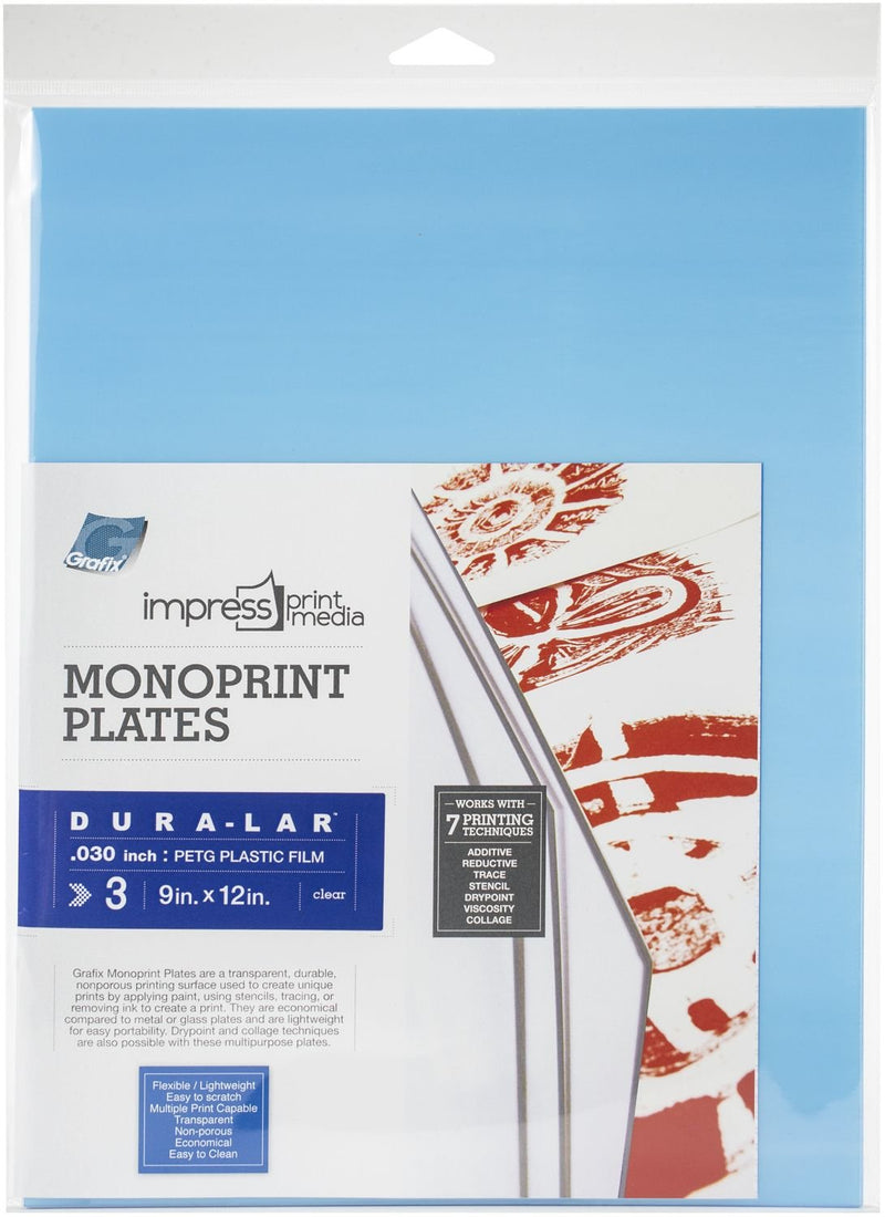 Grafix Impress Monoprint Plates 3/Pkg - Art Department LLC