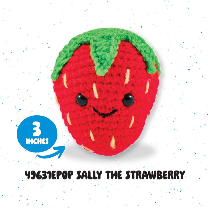 Amigurumi Crochet Kit – Sally the Strawberry 3” - Art Department LLC