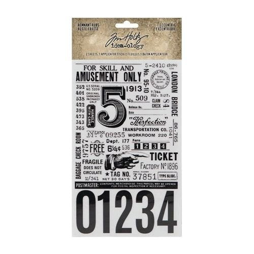 Idea - ology Remnant Rubs, Rub On Letters and Designs - Art Department LLC
