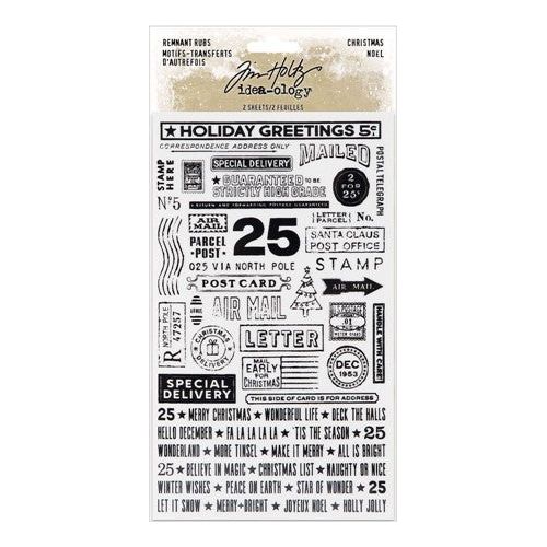 Idea - ology Remnant Rubs, Rub On Letters and Designs - Art Department LLC