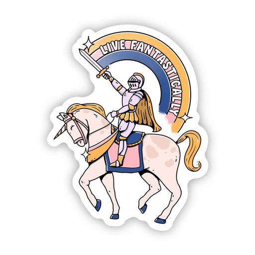 Live Fantastically Sticker - Art Department LLC