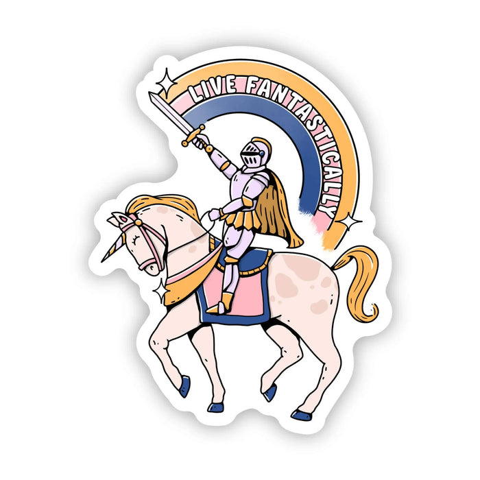 Live Fantastically Sticker - Art Department LLC