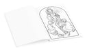 Alphonse Mucha Coloring Book, inside pages