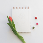 Flowers watercolor workbook - Art Department LLC
