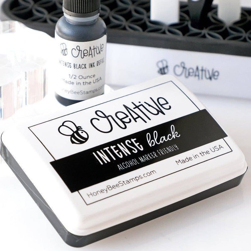 Bee Creative Ink Pad - Intense Black - Art Department LLC