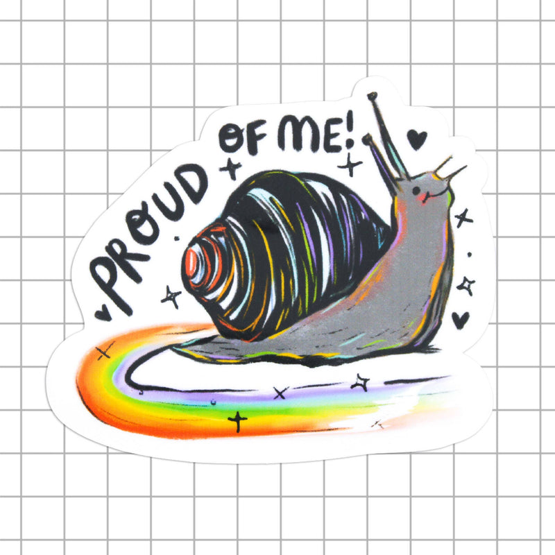 Rainbow Snail Vinyl Sticker - Art Department LLC