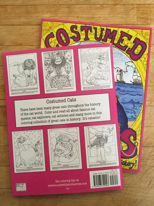 Costumed Cats, A Coloring Book Collection Of Great Cats In History! - Art Department LLC