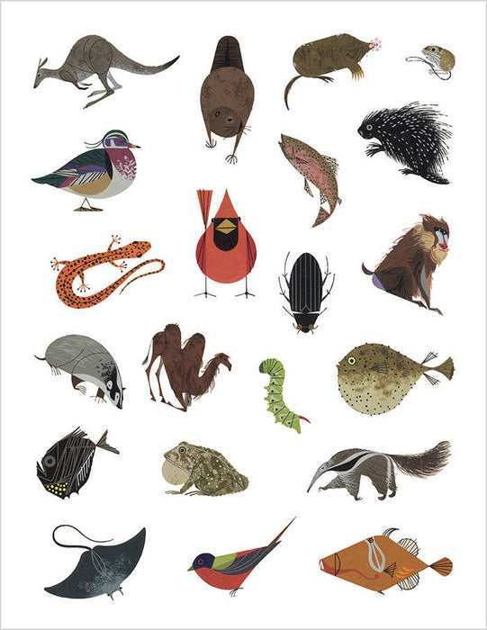 Charley Harper Tree of Life Sticker Book - Art Department LLC