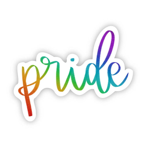Pride Calligraphy Sticker - Art Department LLC