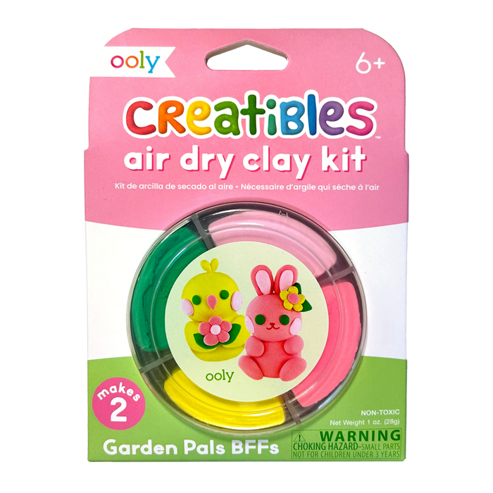 Creatibles: Air Dry Clay BFFs Kit - Garden Pals - Art Department LLC