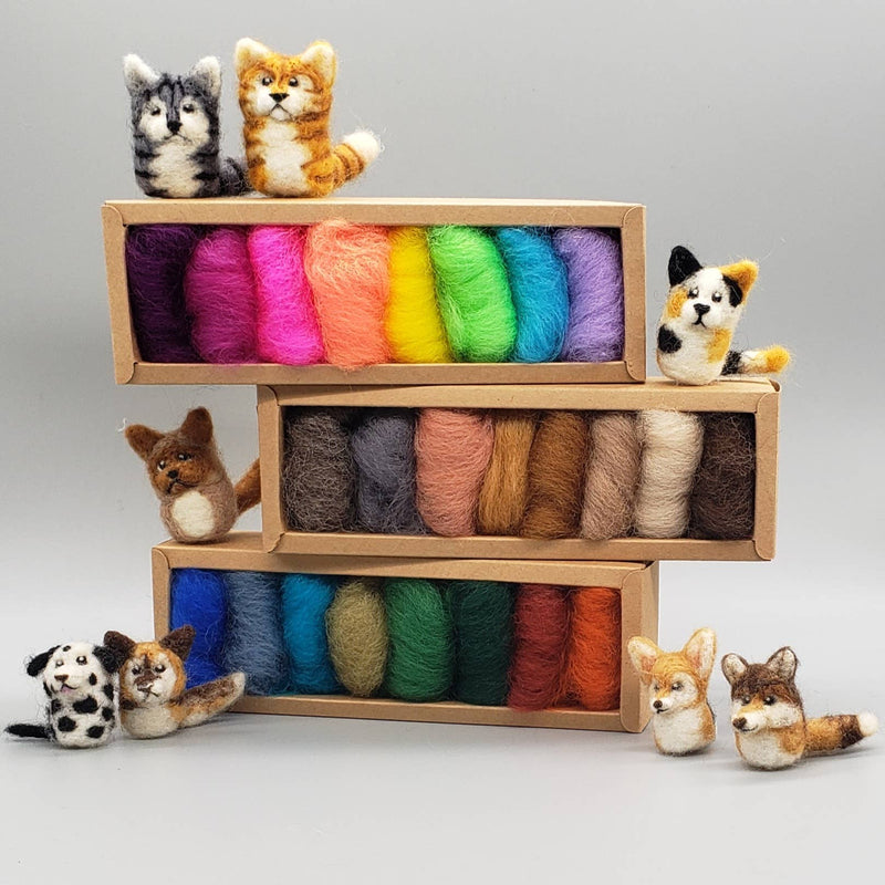 Medium Size Wool Color Boxes - Art Department LLC