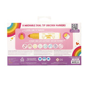 Jumbo Jots Dual Tip Unicorn Markers - Set of 8 - Art Department LLC