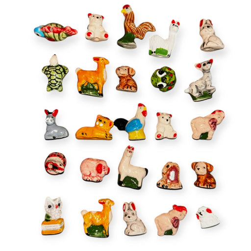 Handmade Mini Ceramic Animal Beads - Art Department LLC