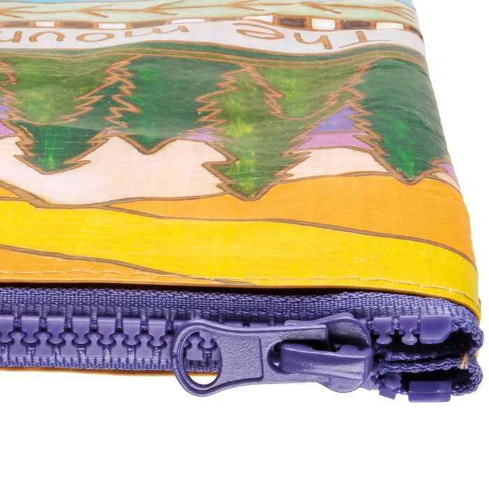 Mountains Are Calling I Must Go Zipper Folder, detail