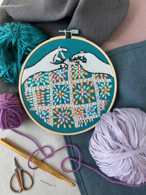 Crochet Embroidery Kit