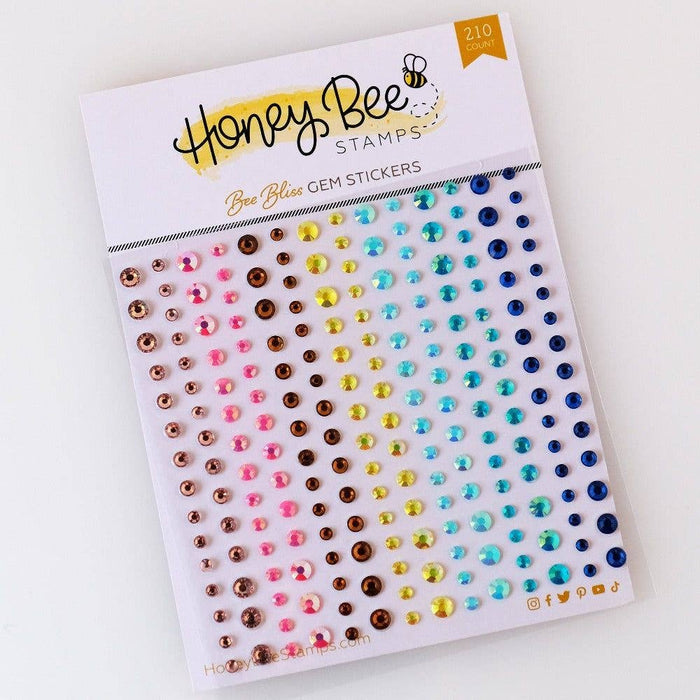 Bee Bliss Gem Stickers - 210 Count