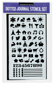 Essentials Dotted Journal Stencil Set - Art Department LLC