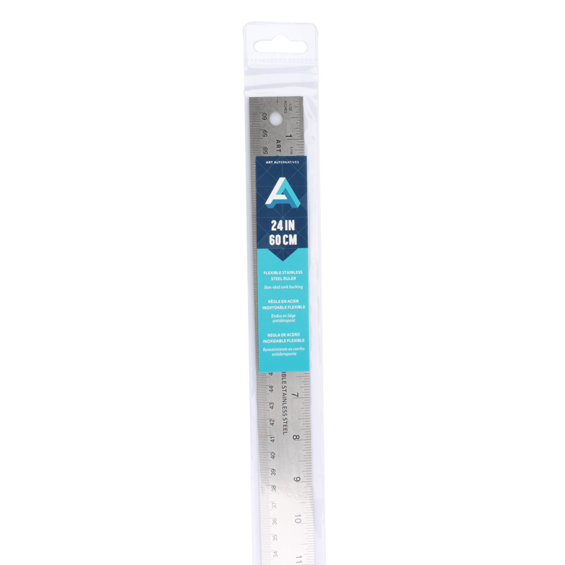 Flexible Stainless Steel Metal Rulers - Art Department LLC