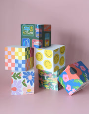 Sticky Note Cube | Primary Blooms - Art Department LLC