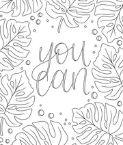 On the Bright Side Coloring Book - Art Department LLC