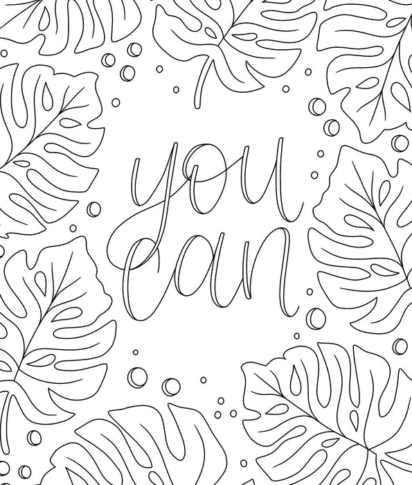 On the Bright Side Coloring Book - Art Department LLC