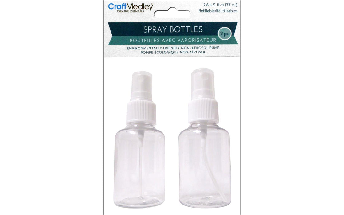 CraftMedley Spray Bottles 2 OZ 2/Pack