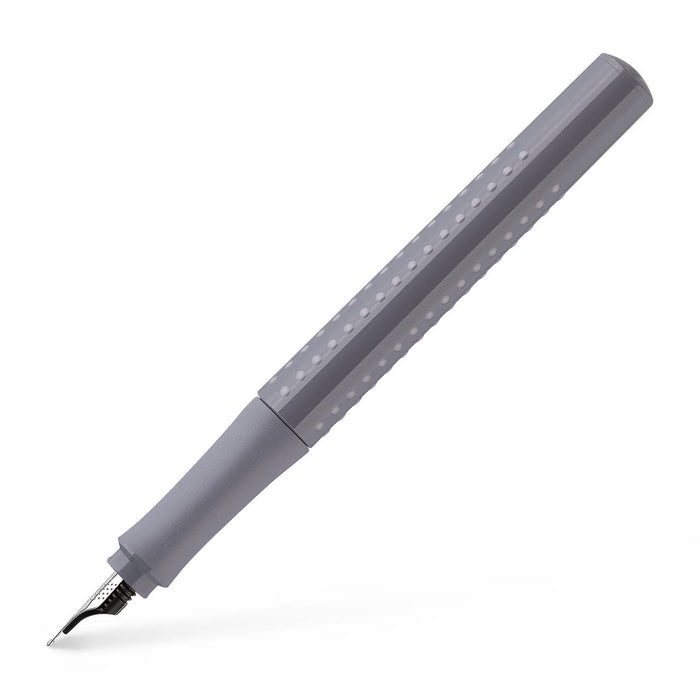 Grip 2010 Gray Fountain Pen with Ink Cartridges and Eraser - Art Department LLC