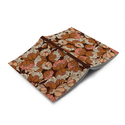 Rustic Blossoms Soft Touch Classic Layflat Notebook - Art Department LLC