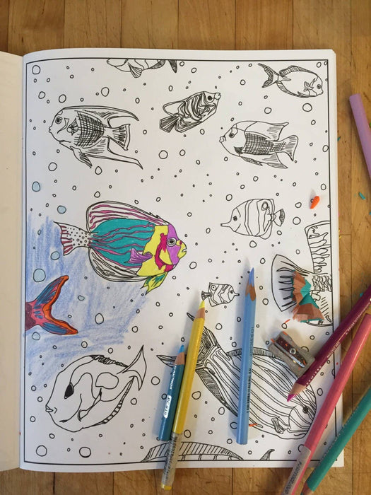 Coloring Book: From The Sea To The Trees