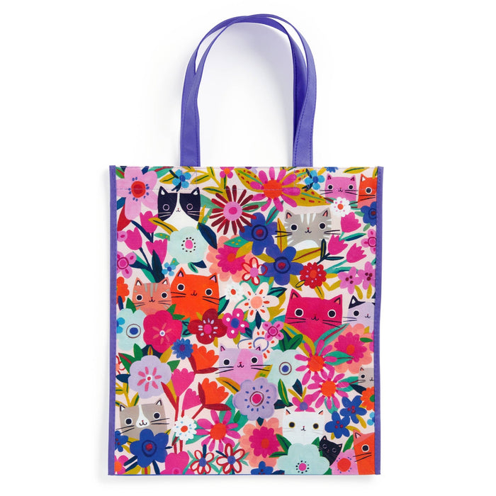 Blooming Cats Reusable Shopping Bag - Art Department LLC
