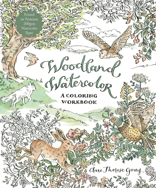 Woodland Watercolor: A Coloring Workbook - Art Department LLC