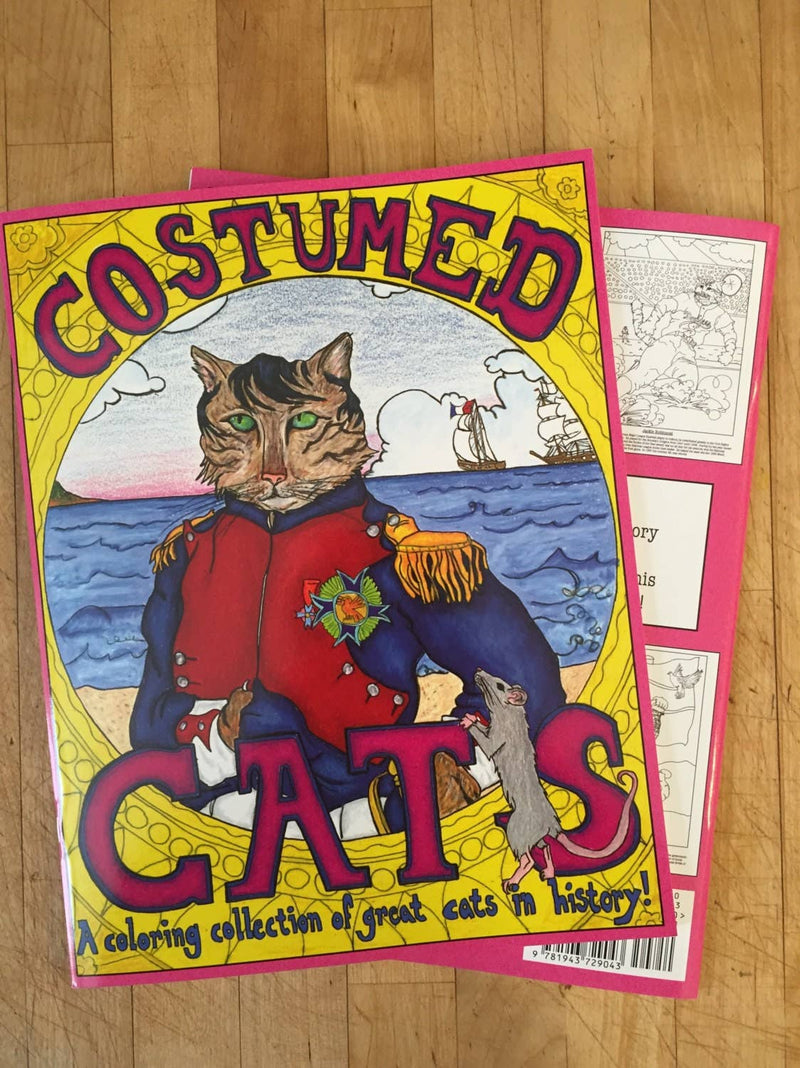 Costumed Cats, A Coloring Book Collection Of Great Cats In History! - Art Department LLC