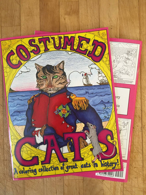 Costumed Cats, A Coloring Book Collection Of Great Cats In History! - Art Department LLC