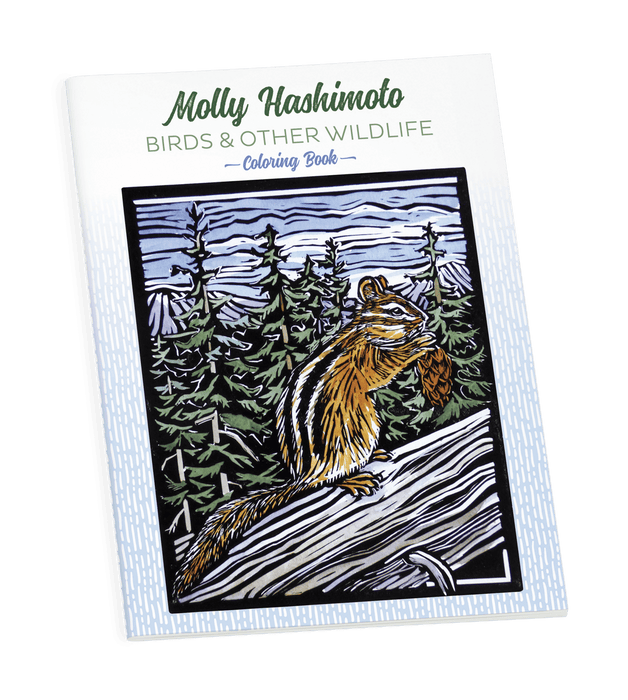 Molly Hashimoto: Birds & Other Wildlife Coloring Book - Art Department LLC