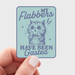 My Flabbers Have Been Gasted Sticker - Art Department LLC