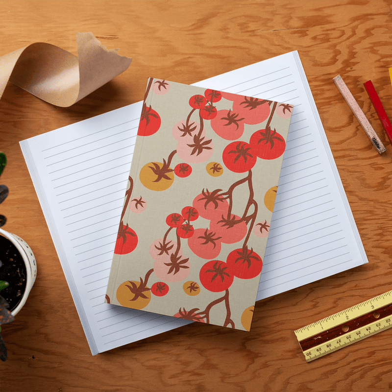 Farmfolk Tomato Classic Layflat Notebook - Art Department LLC