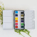 12 Color Mini - Travel Watercolor Paint Palette - Art Department LLC