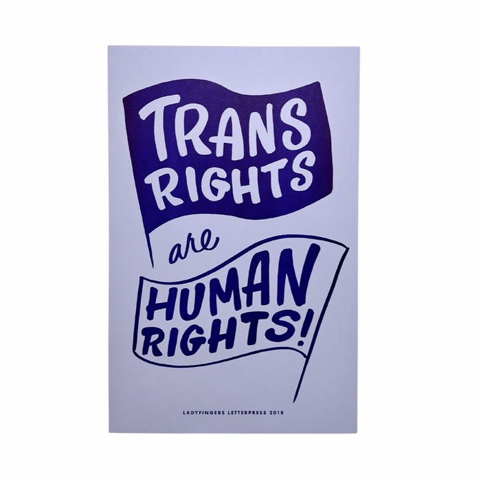 Trans Rights Are Human Rights Poster