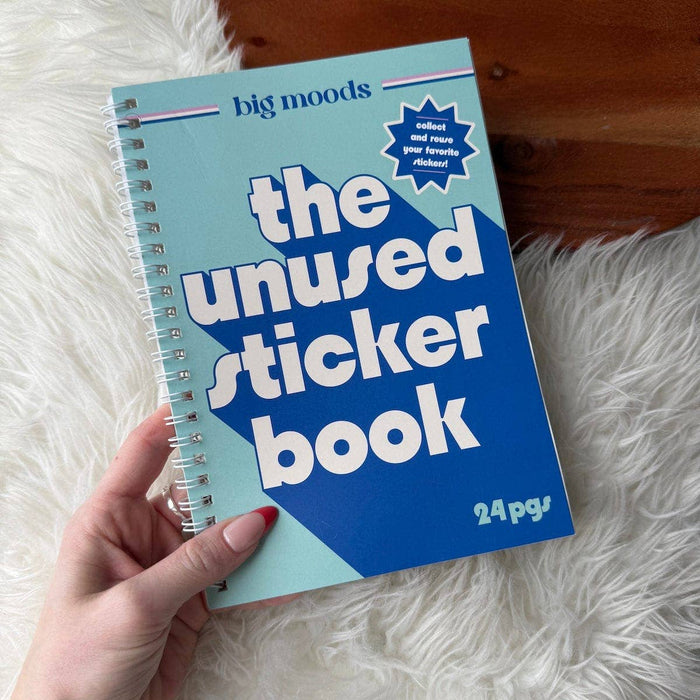 The Unused Sticker Book - Blue - Art Department LLC