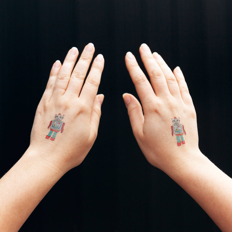 Robot Tattoo Pair - Art Department LLC