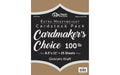 Cardmakers Cardstock Pack - Kraft 8.5"x 11" - Art Department LLC
