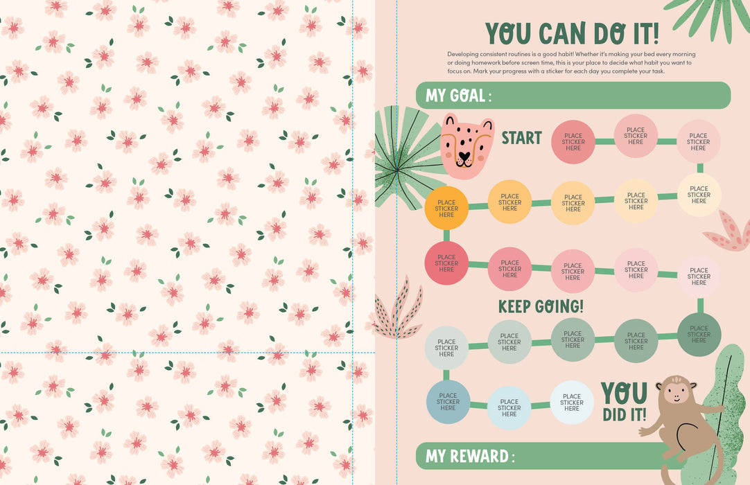 KindKids Super Awesome Sticker Activity Book - Art Department LLC